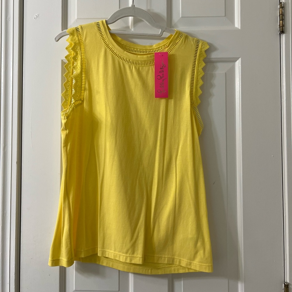 Lilly Pulitzer St Tropez Yellow top